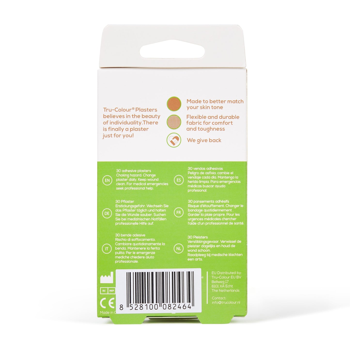Tru-Colour Skin Tone Plasters Light Brown Skintone- 30 count - 2 sizes