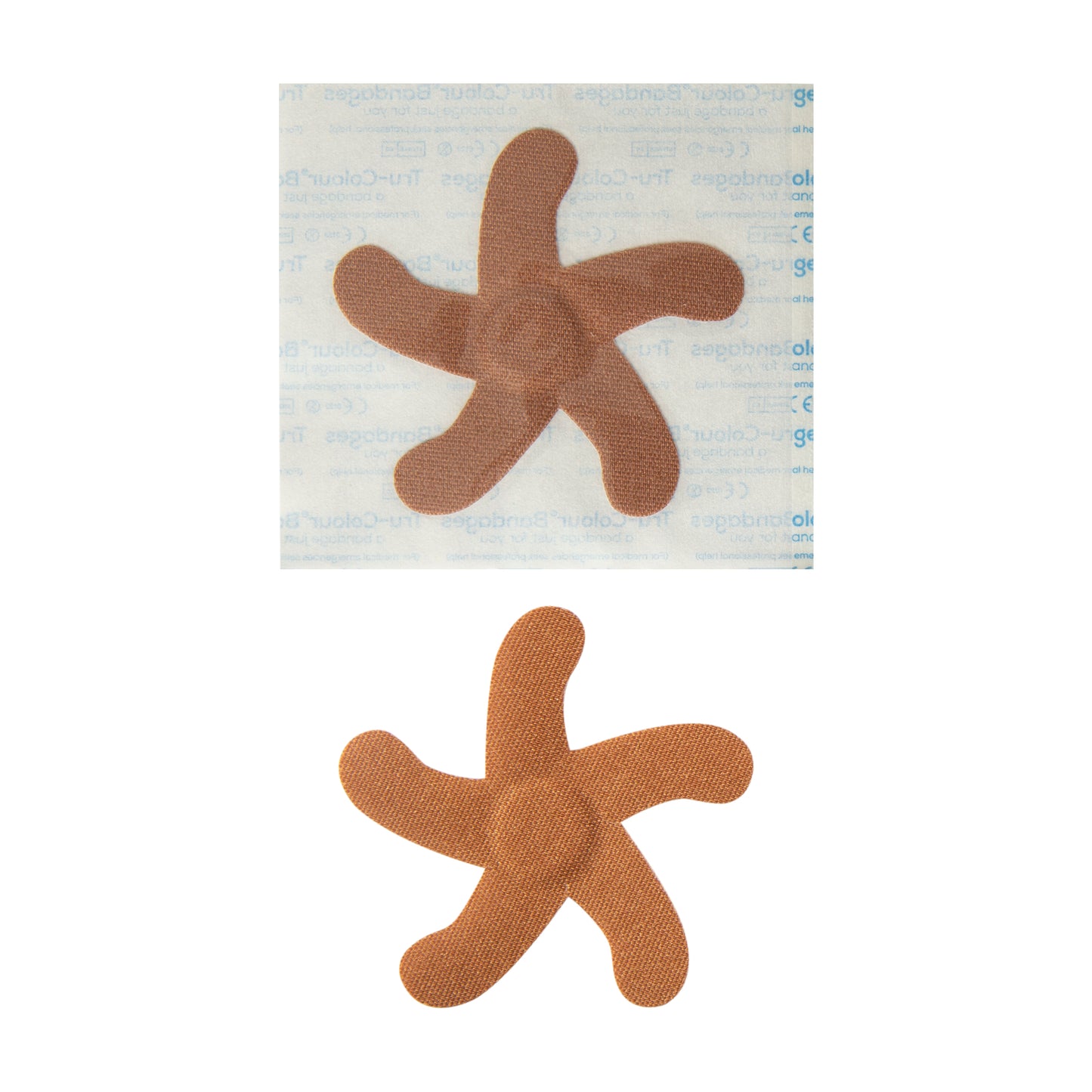 Tru-Colour Skin Tone Fingertip & Knuckle Plasters: Brown Skintone - 20 count