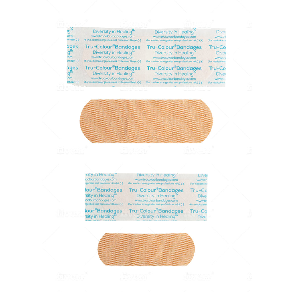Tru-Colour Skin Tone Plasters Light Skintone - Multipack - 120 count - 2 sizes