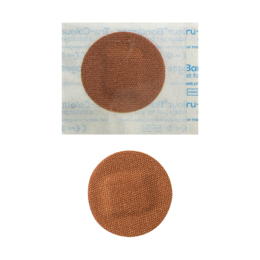 Tru-Colour Skin Tone Spot Plasters: Brown Skintone - 50 count